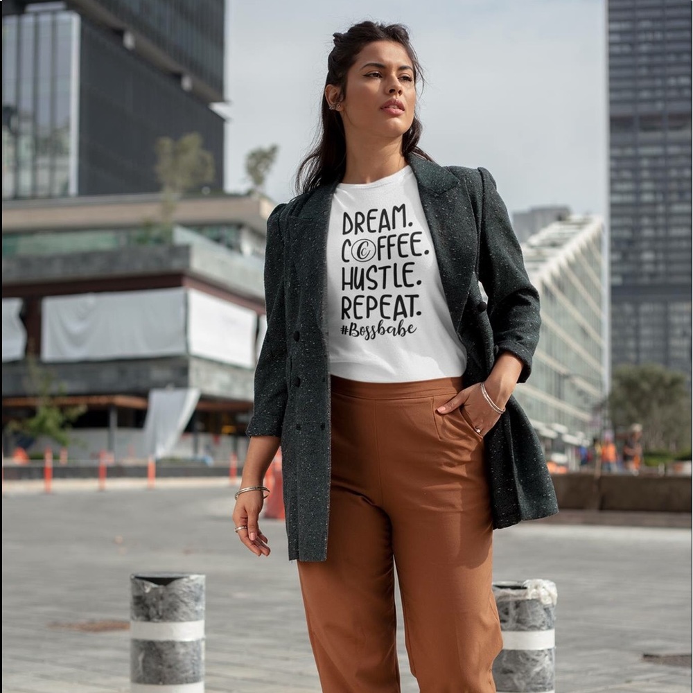 Dream Coffee Hustle Graphic Tee